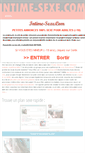 Mobile Screenshot of intime-sexe.com